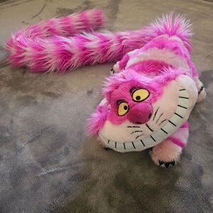 Disney Cheshire Cat Plush Toy - Pink and White